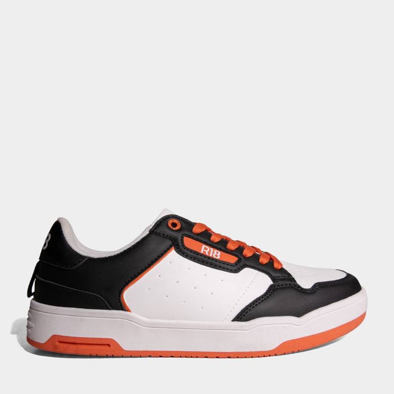 Zapatillas-Urbanas-R18-Hombres-R18-Xw005--BLANCO/ANARANJADO/NEGRO-44-1