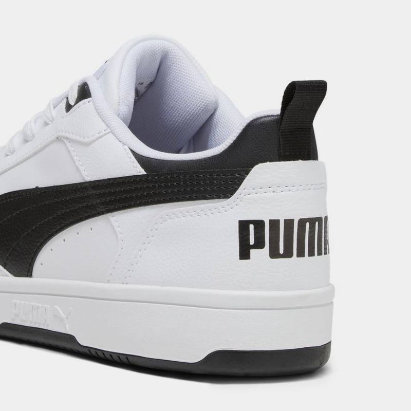 Zapatillas-Urbanas-Puma-Hombres-392328-02-Rebound-V6-Low-BLANCO/NEGRO-9-5