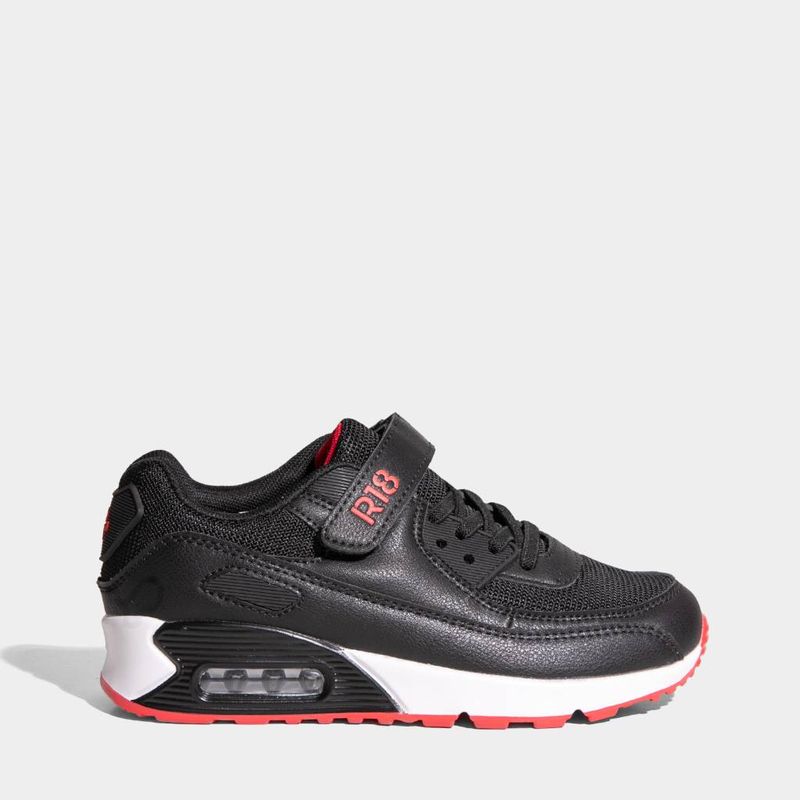 Zapatillas-Urbanas-R18-Niños-R18K-Rn0044-NEGRO-ROJO-28
