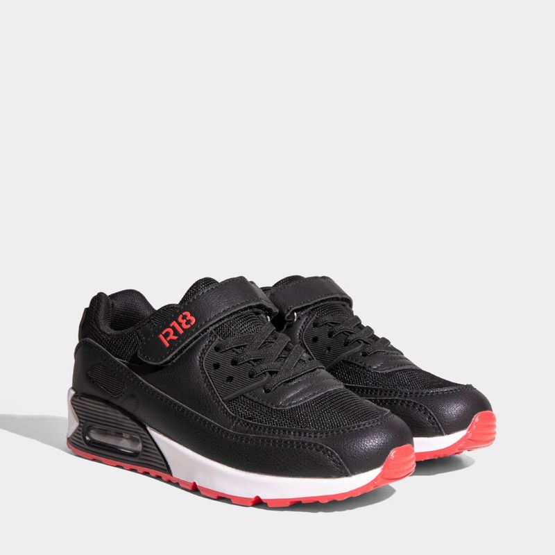 Zapatillas-Urbanas-R18-Niños-R18K-Rn0044-NEGRO-ROJO-28