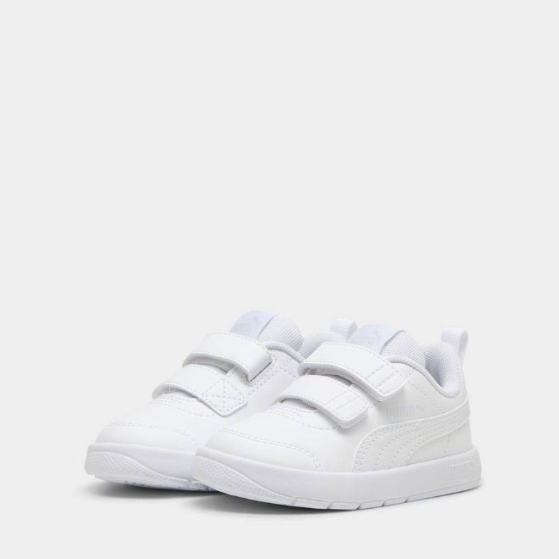 Zapatillas-Urbanas-Puma-Unisex-Infantil-310252-02-Courtflex-V3-V-Inf-BLANCO-5.5