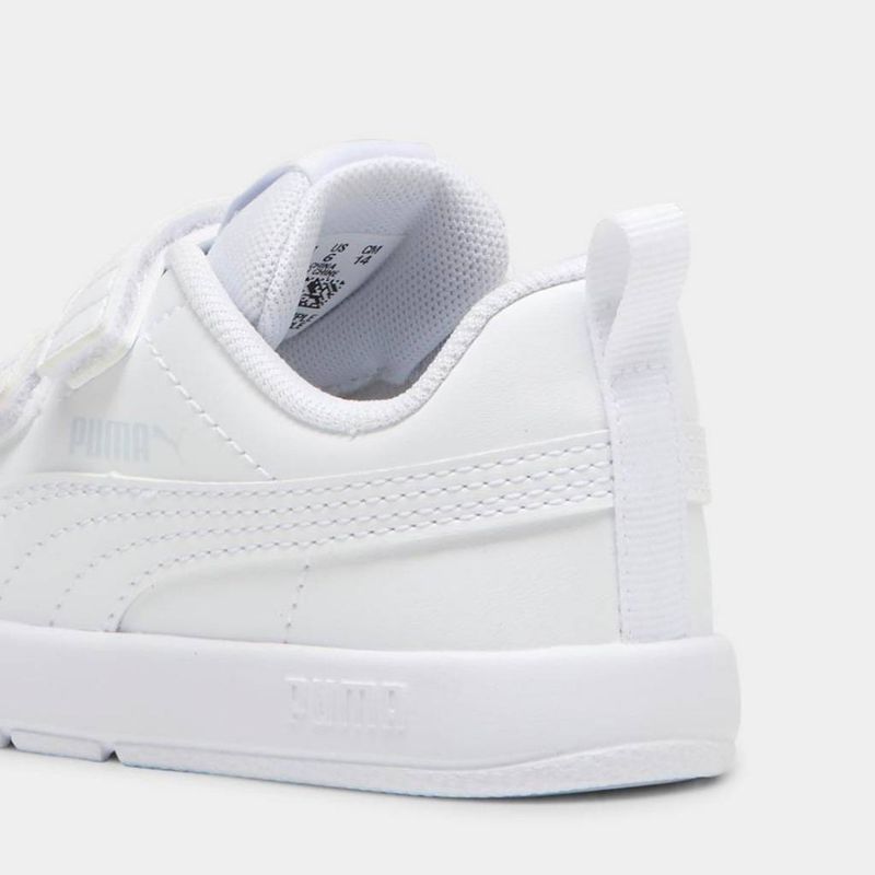 Zapatillas-Urbanas-Puma-Unisex-Infantil-310252-02-Courtflex-V3-V-Inf-BLANCO-5.5