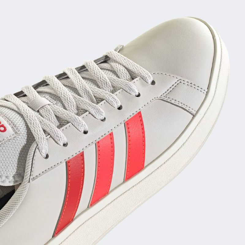 Zapatillas-Urbanas-Adidas-Hombres-Jr8890-Grand-Court-Base-2-0-BEIGE/ROJO-7.5-5
