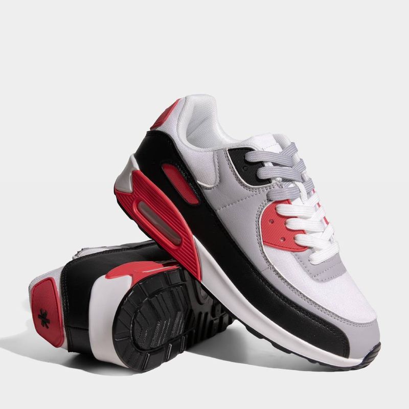 Zapatillas-Urbanas-R18-Hombres-R18-Mg00003-GRIS/ROJO/NEGRO-39-5