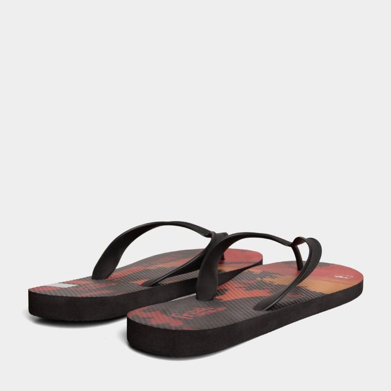 Sandalias-Casuales-Fresh-Sandals-Hombres-Fre-Tu00012-NEGRO/ROJO-40-4