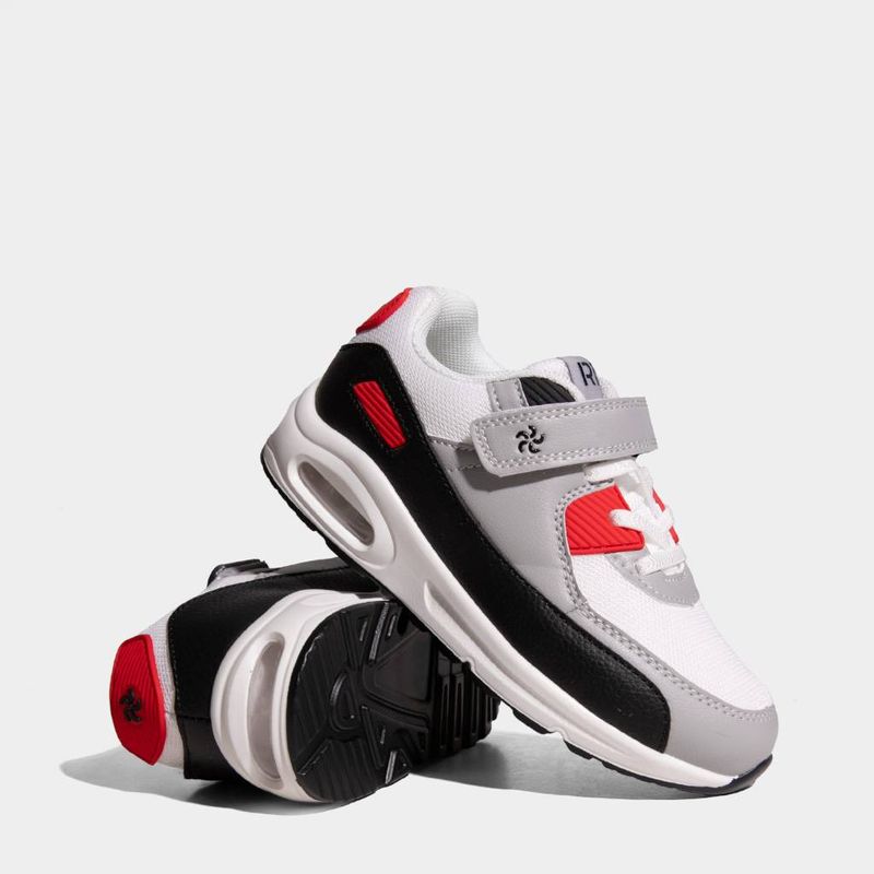 Zapatillas-Urbanas-R18-Niños-R18K-Cd00015--GRIS/ROJO-28-5