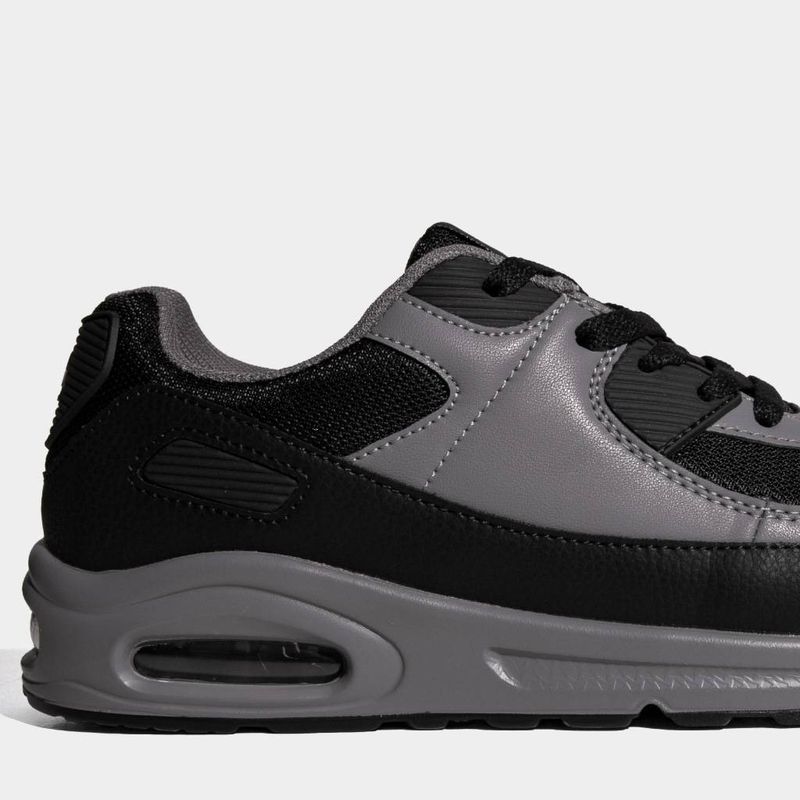 Zapatillas-Urbanas-R18-Infantil-Unisex-R18K-Cd00016--NEGRO/GRIS-35-4