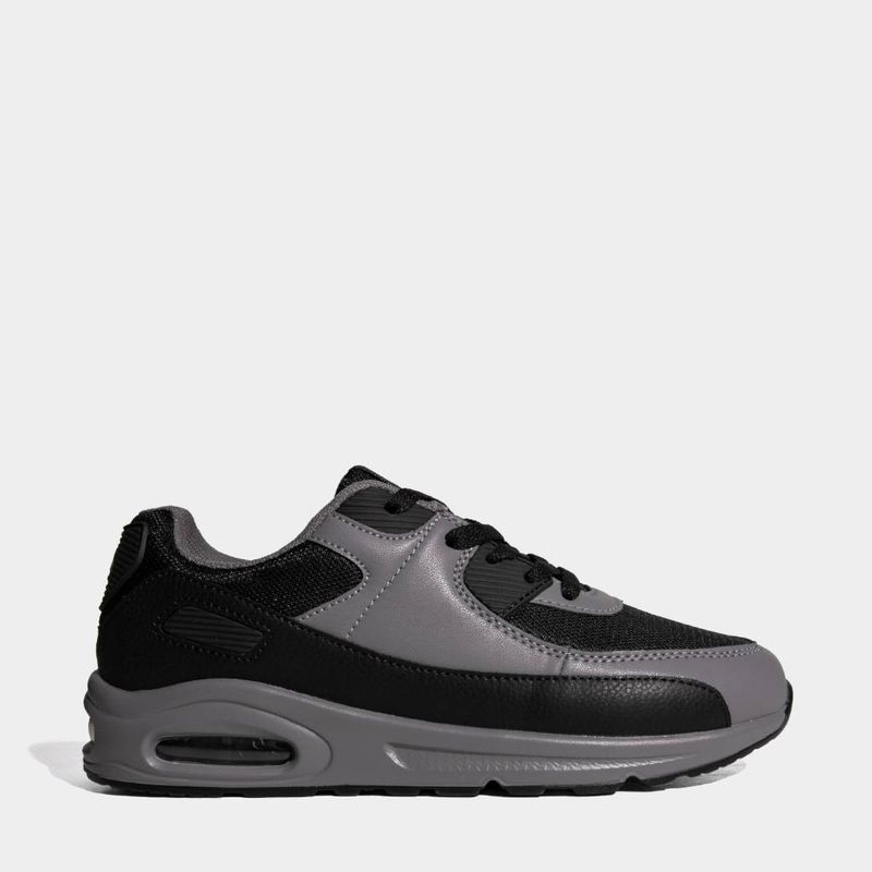 Zapatillas-Urbanas-R18-Infantil-Unisex-R18K-Cd00016--NEGRO/GRIS-38-1