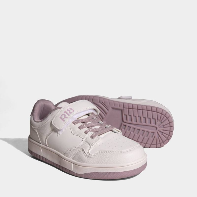 Zapatillas-Urbanas-R18-Niñas-R18K-Wt00002-HUESO/LILA-28-5