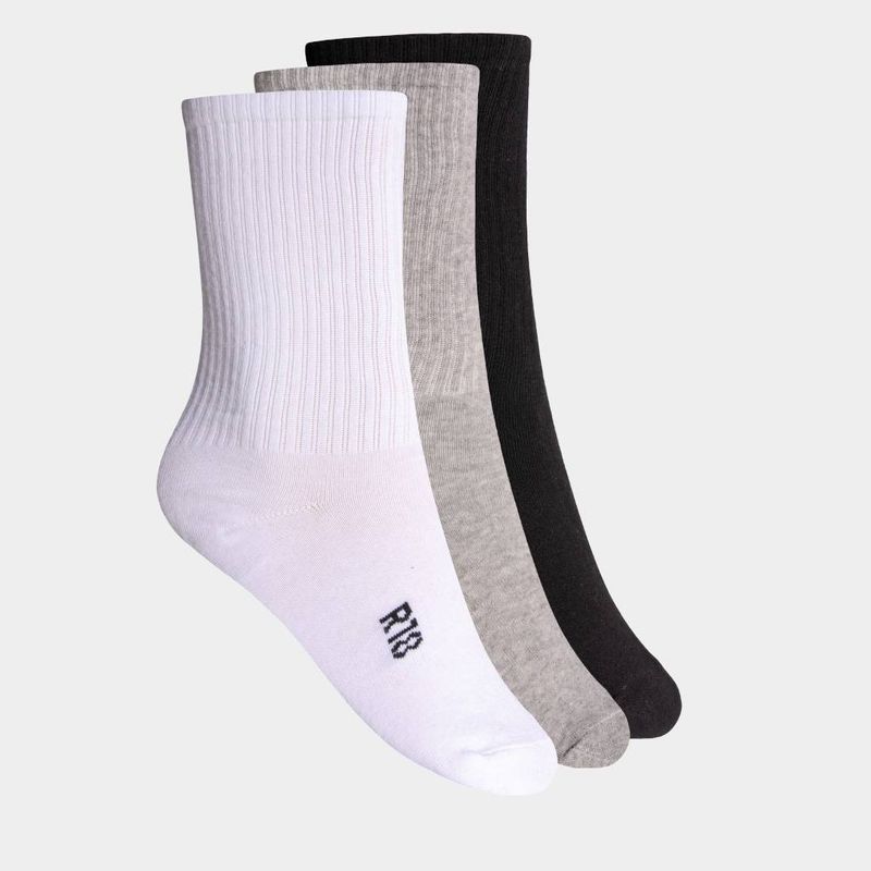Medias-Deportivas-R18-Unisex-R18-Mu00011--NEGRO/BLANCO/GRIS-40-7
