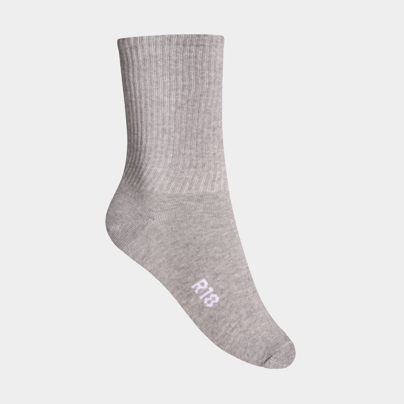 Medias-Deportivas-R18-Unisex-R18-Mu00011--NEGRO/BLANCO/GRIS-40-5