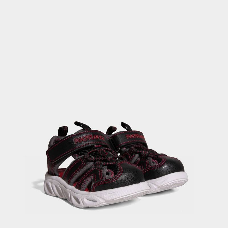 Sandalias-Casuales-Footloose-Kids-Niños-Ftk-Cd00006-NEGRO/ROJO-23-2