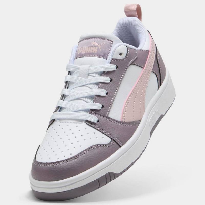 Zapatillas-Urbanas-Puma-Mujeres-401005-56-Rebound-V6-Low-Wns-BLANCO/MORADO-5.5-4