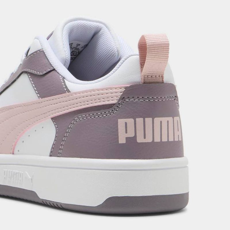 Zapatillas-Urbanas-Puma-Mujeres-401005-56-Rebound-V6-Low-Wns-BLANCO/MORADO-5.5-5