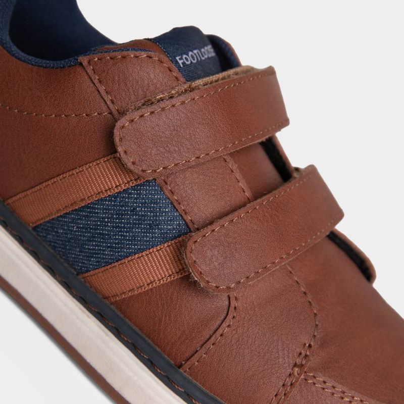 Zapatillas-Casuales-Footloose-Kids-Niños-Ftk-Cd00002-MARRÓN-28-4