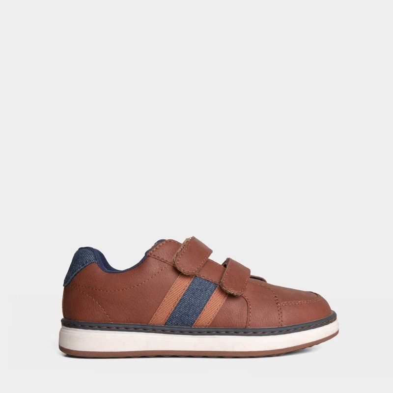 Zapatillas-Casuales-Footloose-Kids-Niños-Ftk-Cd00002-MARRÓN-32-1