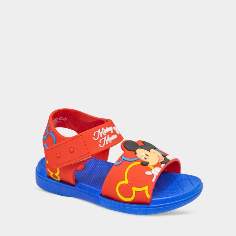 Sandalias-Playeras-Childrens-Club-Niños-2Mc803-Mickey-Mouse-ROJO-28-1