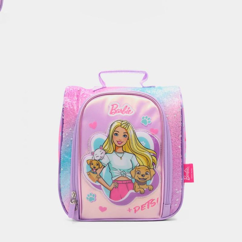 Lonchera-Escolar-Animation-Brands-6Bar2030046-Barbie-ROSADO/LILA-Talla-Unica-1