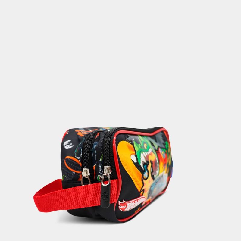 Cartuchera-Escolar-Animation-Brands-6Htw2040019-Hot-Wheels-ROJO/VERDE-Talla-Unica-2