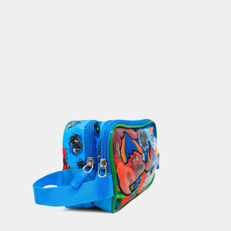 Cartuchera-Escolar-Animation-Brands-6Htw2040020-Hot-Wheels-CELESTE/NARANJA-Talla-Unica-2