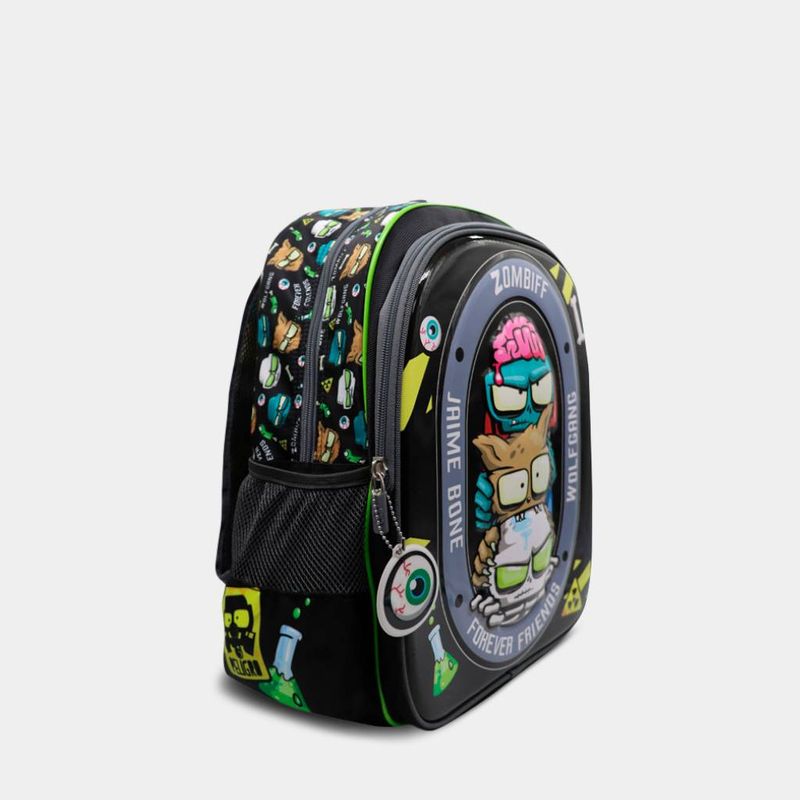 Mochila-Escolar-Animation-Brands-6Uzo2020004-Ultra-Zombies-NEGRO/VERDE-Talla-Unica-2