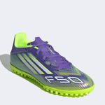 Zapatillas-de-Futbol-Adidas-Hombres-Ji0026-F50-Club-Tf-Liq-LILA/VERDE-LIMON-10.5-2