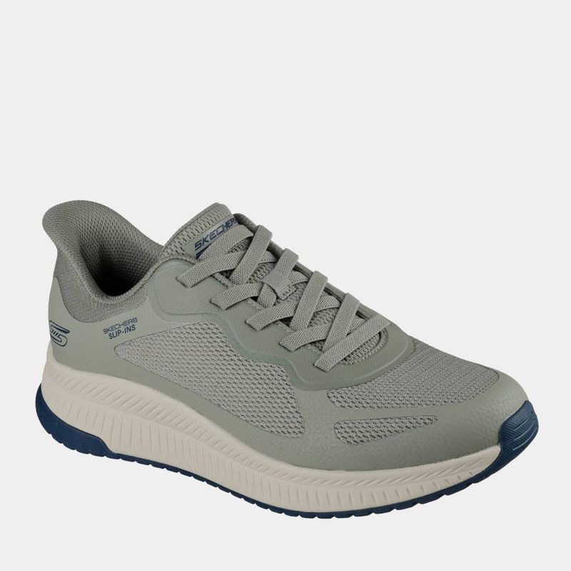 Zapatillas-Urbanas-Skechers-Hombres-118423-Olv-Bobs-Squad-4-OLIVO/OLIVO/BEIGE-9.5-5