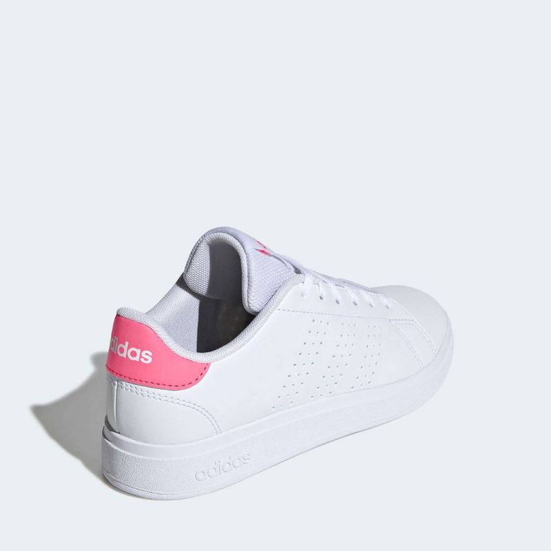 Zapatillas-Urbanas-Adidas-Junior-Unisex-Kj4247-Advantage-Base-2-J--BLANCO/ROSADO/BLANCO-3.5-3
